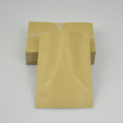 Appartement simple de sacs en papier adapté aux besoins du client par Papier d'emballage de Brown pour l'emballage alimentaire