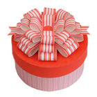 Cylindre de papier - rose de empaquetage formé de boîte-cadeau pour le gâteau d'anniversaire