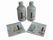 Lait imprimé par labels de douille de rétrécissement de chaleur de bouteille à lait d'arachide, PVC blanc