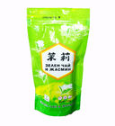 L'empaquetage vert maximal brillant de sacs à thé tiennent la poche de jasmin de papier d'aluminium