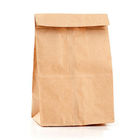 Sacs en papier naturels adaptés aux besoins du client de Papier d'emballage pour l'emballage alimentaire, poche simple de papier de Brown
