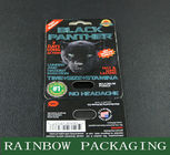 Pilules noires de sexe de Mambar empaquetant l'emballage de carte de boursouflure de panthère noire fait sur commande