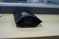 Les sachets en matière plastique de Moyee empaquetant noir mat tiennent la poche avec le sac de café de valve