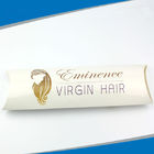 Emballage de la meilleure qualité de boîte de papier d'extension de cheveux avec la forme imprimée de logo et d'oreiller