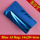 Poche zip-lock debout d'individu bleu brillant pour l'emballage de poudre de protéine de lactalbumine/le sac poudre de protéine