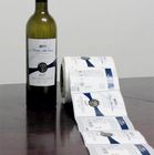 La douille imperméable adaptée aux besoins du client de rétrécissement de vin rouge de conception marque le label auto-adhésif de bouteille
