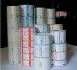 Labels séquentiels de promotion de Digital/autocollant de papier imprimé adapté aux besoins du client en petit pain