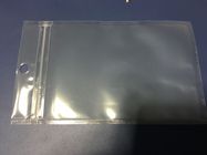 Trois sachets en matière plastique d'espace libre latéral de joint empaquetant le sac zip-lock avec le trou de coup