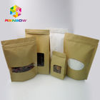 Poche sacs en papier/3 latérale adaptée aux besoins du client de joint de Papier d'emballage de café de lien de bidon rescellables