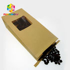 Poche sacs en papier/3 latérale adaptée aux besoins du client de joint de Papier d'emballage de café de lien de bidon rescellables