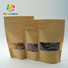 Les sacs à thé de papier d'emballage de logo empaquetant, serrure de fermeture éclair tiennent des sacs et des poches