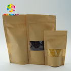 Les sacs à thé de papier d'emballage de logo empaquetant, serrure de fermeture éclair tiennent des sacs et des poches