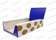Côté de papier de empaquetage de boîte de présentation de produit alimentaire double imprimant Matte Shinny