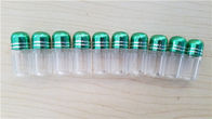 Bouteille en plastique vide pour la pilule et capsules/bouteille masculine de balle de pilules d'amélioration avec le chapeau en métal