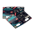 États-Unis Marché des pilules sexuelles papier Blister Card Packaging Pour Rhino 69 / Tiger / Black Mamba pilules