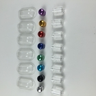 Pilule en plastique transparente et transparente en prescription bouteille capsules comprimés emballés avec bouchon