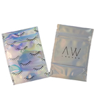 Sacs Mylar à feuille d'aluminium holographique personnalisée à nouveau verrouillable Sacs anti-odeur pour bijoux