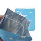Logo personnalisé en plastique à trois côtés scellé petit sac pour patch de sommeil en papier d'aluminium Soft Touch Mylar Bag