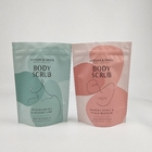 Emballage personnalisé Sac à fermeture à glissière en plastique sac pour essuyer le corps bain Salle d'emballage Sac à essuyer le corps café