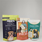 Logo personnalisé MOQ 100pcs sacs en papier kraft pour le thé biscuits gâteaux noix comestibles poudre sac d'emballage de nourriture pour animaux de compagnie