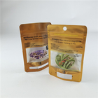 Matériau d'emballage alimentaire accepté jusqu'à 10 couleurs disponibles pour les sacs d'impression numérique sur mesure avec sac d'emballage à fermeture à glissière