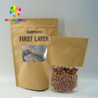 Couleur adaptée aux besoins du client par cachetage de dessus de tirette de sacs en papier de Papier d'emballage de fenêtre pour l'emballage alimentaire
