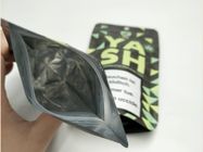 Position adaptée aux besoins du client vers le haut de sac vide d'emballage de thé de vide de papier d'aluminium de poche avec la tirette