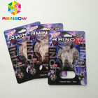 Rhinocéros finition extérieure mate/brillante d'empaquetage de carte de boursouflure de 69/7 pilules de sexe de capsule