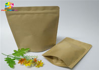 Papier d'emballage a adapté le zip-lock aux besoins du client d'emballage de fenêtre de casse-croûte de sucre de métier d'écrou de sacs en papier
