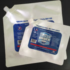 Refroidisseur de papier d'aluminium de sac d'emballage de poche de bec de glace de choc adapté aux besoins du client pour les aliments surgelés