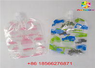 Les sacs liquides réutilisables de bec, tiennent des poches avec le bec de jus d'aluminium de Doypack de chapeau
