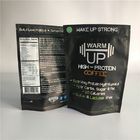 Les sachets en matière plastique de catégorie comestible empaquetant le sac de café de surface de Matt FDA zip-lock ont marqué