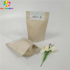 Les sacs en papier adaptés aux besoins du client de catégorie comestible tenant le corps recyclable frottent l'emballage