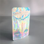 Impression faite sur commande d'hologramme d'emballage de poche d'aluminium de Mylar de sac en plastique de tirette avec la fenêtre claire