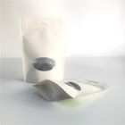 Les sacs en papier adaptés aux besoins du client rescellables tiennent l'impression de gravure de poches avec la fenêtre claire