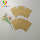 Emballage latéral de soudure à chaud des sacs en papier trois réutilisables de Papier d'emballage pour le paquet témoin de cosmétiques