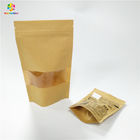 Sac de casse-croûte de papier d'emballage empaquetant étanche à l'humidité zip-lock de Mylar pour les fruits secs de emballage de poudre