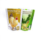 Sachets en matière plastique d'alimentation de poulet empaquetant le sac tissé par tirette stratifié par Bopp écologique