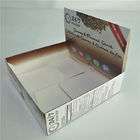 Type au détail ondulé de empaquetage de barre de protéine de lactalbumine de baume à lèvres de boîte de papier d'emballage contre-
