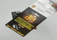 Carte en plastique d'insertion de pilules de sexe de capsule d'emballage de carte de boursouflure du rhinocéros 69-9000 pour Enhancemen masculin