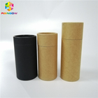 Les cosmétiques d'emballage de boîte de papier de bouteille de cire soulèvent les matériaux réutilisés adaptés aux besoins du client par tube