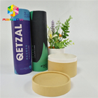 L'empaquetage de Tablette de médecine de thé vert composé soulèvent le logo de papier de tube adapté aux besoins du client