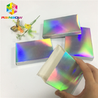 Boîtes de papier imprimées par coutume recyclable pliant l'emballage de Fleixble de chèque-cadeau d'hologramme