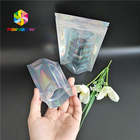 Sacs en papier adaptés aux besoins du client par tirette d'hologramme de Mylar pour des produits de cosmétiques de colle de cil