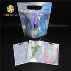 L'hologramme 3d d'emballage de sachet en matière plastique de vêtements de bikini matériel tiennent le sac avec la tirette