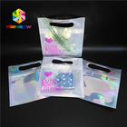 L'hologramme 3d d'emballage de sachet en matière plastique de vêtements de bikini matériel tiennent le sac avec la tirette
