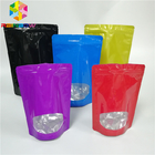 sacs en plastique de soudure à chaud d'emballage de poche d'aluminium de poudre de la graine 3.5g avec la fenêtre claire