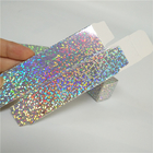 Paquets cosmétiques de boîte de papier de taille olographe des emballages 2.5x2.5x8.5cm pour le lustre de lèvre