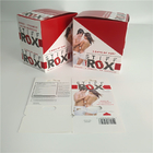 Biodégradable imprimé raide de boîte de présentation d'emballage de carte de boursouflure de capsule de pilule de ROX