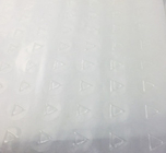 La douille de rétrécissement d'espace libre d'ANIMAL FAMILIER marque des autocollants de Braille type d'avertissement tactile adhésif de triangle